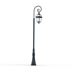Altstadtlaterne mit Bischofstab Place des Vosges 3