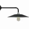 Aluminium-Wandlampe mit flachem Reflektor Bonn