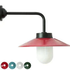 Aluminium-Wandleuchte mit bunten Schirmen 38-90 BO