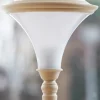 Art déco-Gartenleuchte Dallas mit Polykarbonatglas