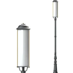Art déco-Mastleuchte Rodos C 2P.37C