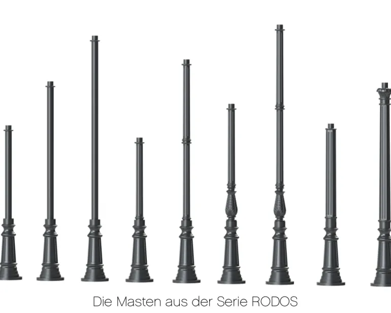 Art déco-Mastleuchte Rodos 2P.37B3