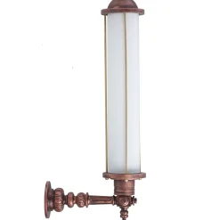Art déco-Stableuchte 34.35.36 mit Wandarm Danzig