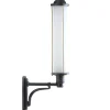 Art déco-Stableuchte 34.35.36 mit Wandarm Lublin
