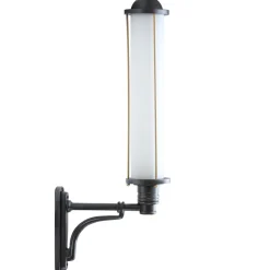 Art déco-Stableuchte 34.35.36 mit Wandarm Lublin