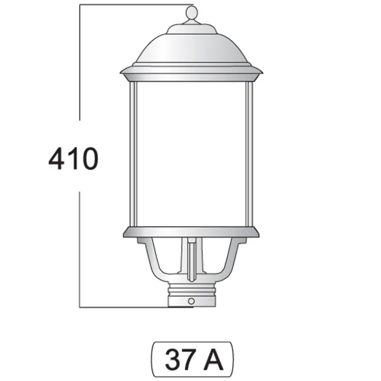 Art déco-Tubenleuchte 37 für Wand- und Standleuchten