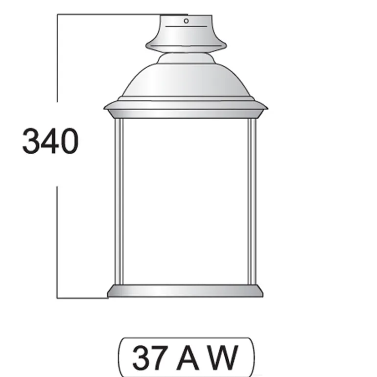 Art déco-Tubenleuchte 37 für Wand- und Standleuchten