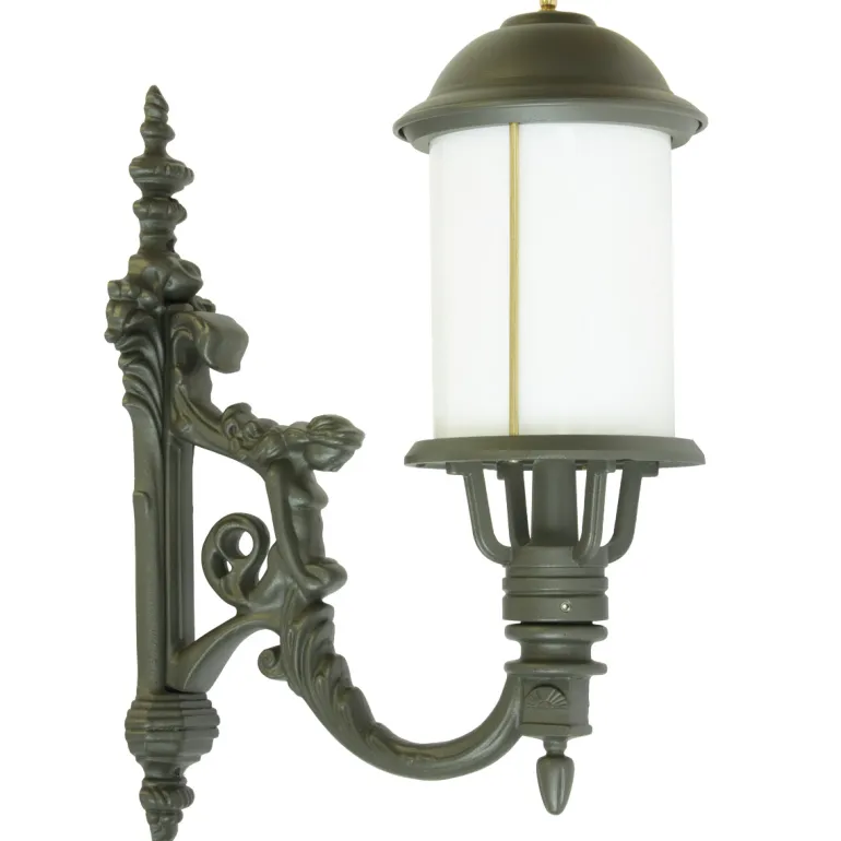 Art déco-Tubenleuchte Prag M-L.37 zur Wandbefestigung