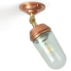 Außenlampe aus Kupfer: Gelenkleuchte Bremerhaven