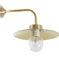 Außenlampe aus Messing mit Schirm 38-90 BR