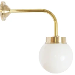 Außenlampe aus Messing mit Glaskugel 38-90 ORBR