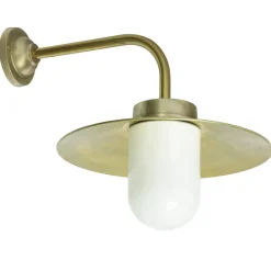 Außenlampe aus Messing mit Schirm 38-90 BR