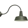 Außenlampe aus Schmiedeeisen mit Bogenarm WL 3604