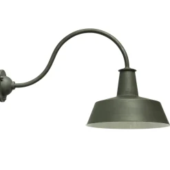 Außenlampe aus Schmiedeeisen mit Bogenarm WL 3604