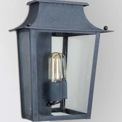Außenlampe zur Eckmontage: Dreiviertel-Laterne Passy GM