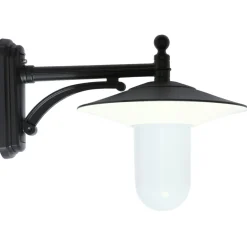 Außen-Wandlampe mit Zylinder-Glas