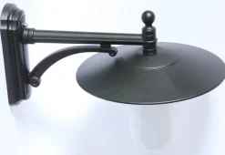 Außen-Wandlampe mit Zylinder-Glas