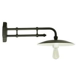 Außen-Wandlampe ohne Glas mit Doppelrohrwandarm