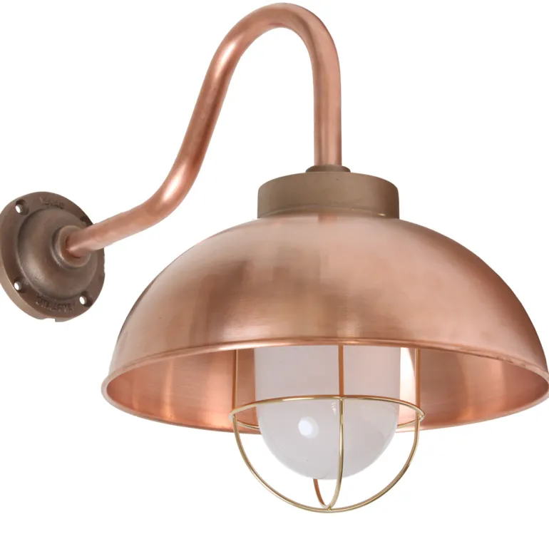 Außenwandleuchte aus Bronzeguss, Kupfer oder galvanisiertem Eisen 7222
