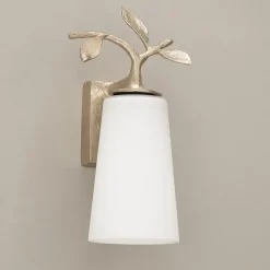 Außenwandleuchte mit Floraldekor aus Bronzeguss Dolce