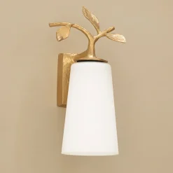 Außenwandleuchte mit Floraldekor aus Bronzeguss Dolce
