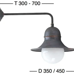 Außenwandleuchte Siegen Kugel RO 140