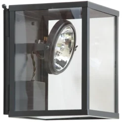 Bauhaus-Außenleuchte: Strahlerleuchte Vitrine