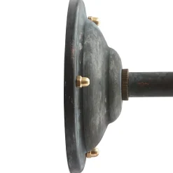 Bauhaus-Wandleuchte für außen Solingen RO 140 Kupfer Patina