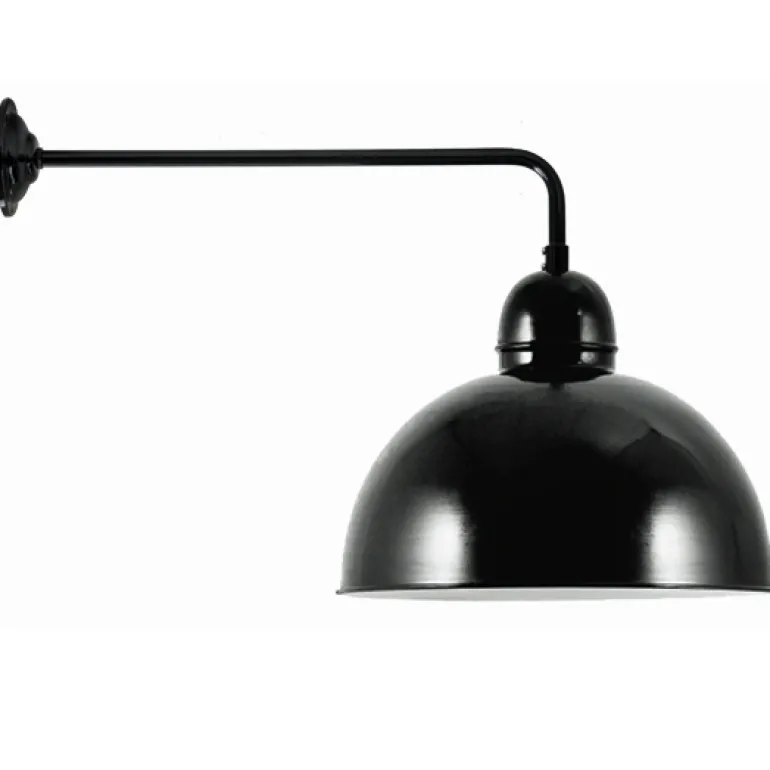 Bauhaus-Wandleuchte mit Halbkugelschirm Kehl RO 130