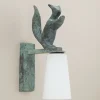 Charmante Wandleuchte mit Eichhörnchen-Dekor aus Bronzeguss Edy