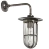 Craquelglas-Wandlampe mit Gitter Lina