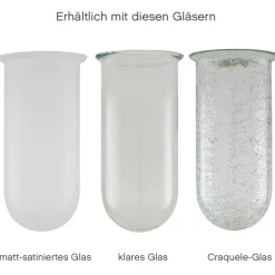 Craquelglas-Wandlampe mit Gitter Lina