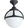 Deckenlampe für außen mit PMMA-Glaskugel