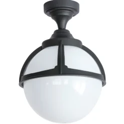 Deckenlampe für außen mit PMMA-Glaskugel
