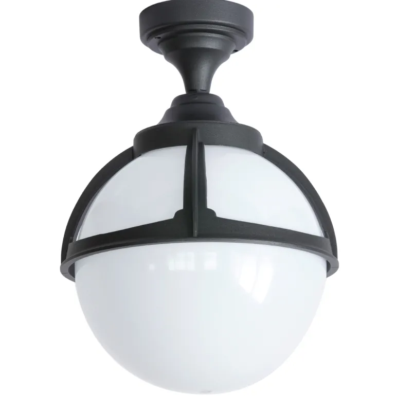 Deckenlampe für außen mit PMMA-Glaskugel