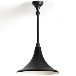 Deckenlampe für außen mit Tütenschirm