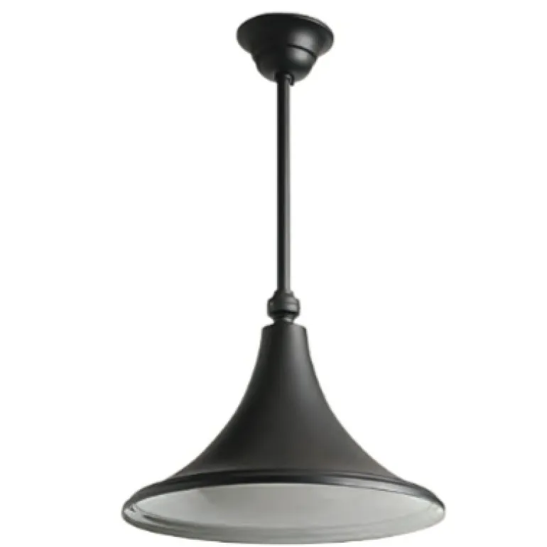 Deckenlampe für außen mit Tütenschirm