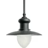 Deckenlampe mit Glaszylinder für außen