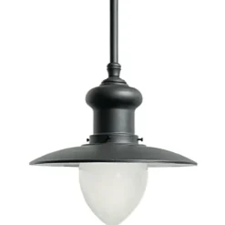 Deckenlampe mit Glaszylinder für außen