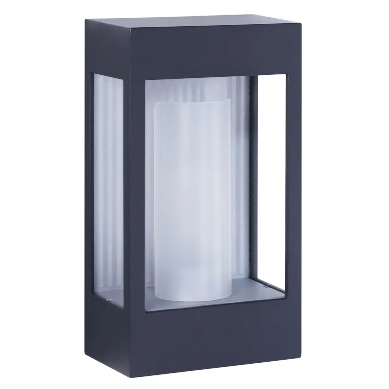 Design-Kassetten-Wandleuchte mit Diffusor Brick