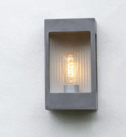 Design-Kassetten-Wandleuchte mit Diffusor Brick