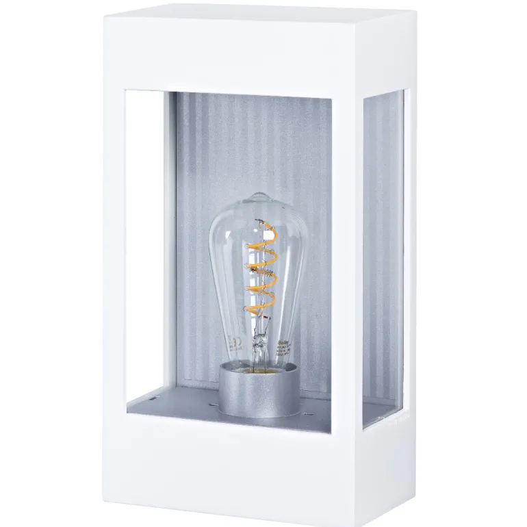 Design-Kassetten-Wandleuchte mit Diffusor Brick