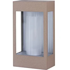Design-Kassetten-Wandleuchte mit Diffusor Brick