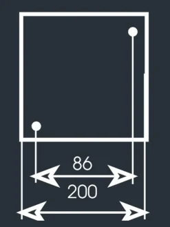 Deutsche Mauerleuchte aus Schmiedeeisen AL 6801