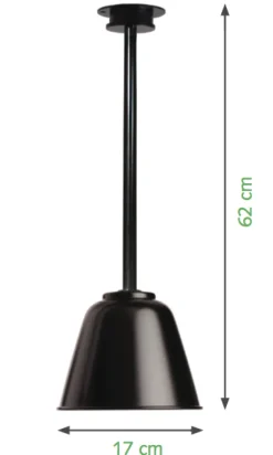 Dänische Deckenleuchte aus Aluminium Tuby Globe Light
