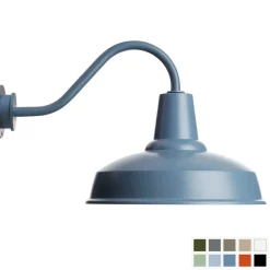 Dänische Wandleuchte aus Aluminium Barn Lamp
