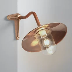 Eckleuchte aus Gusseisen oder Bronze 7680/GA/CL/CCR