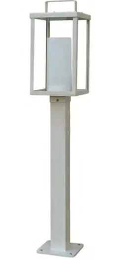 Edelstahl-Wegeleuchte mit Acryl-Diffusor
