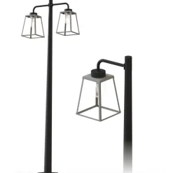 Ein- oder Zweiflammige Standleuchte Lampiok 2, IP 65