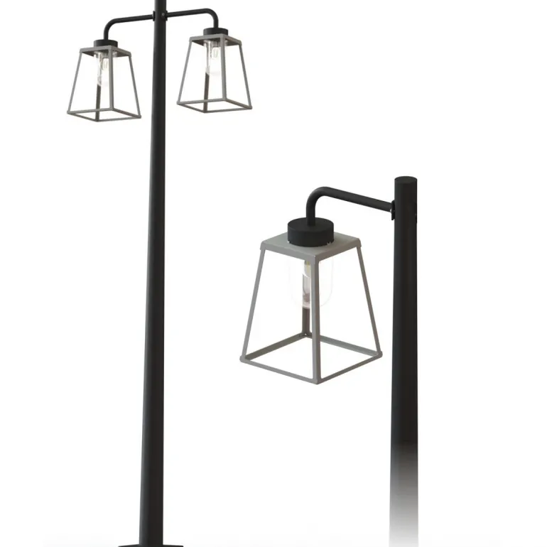 Ein- oder Zweiflammige Standleuchte Lampiok 2, IP 65